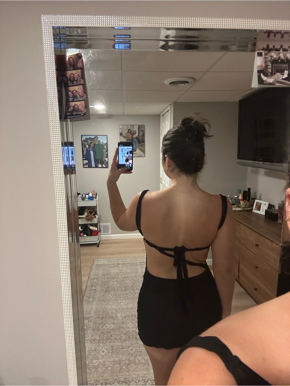 Black Bodycon Dress - Picture 3 of 4